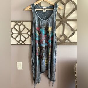 Vocal Distressed Tunic/Dress